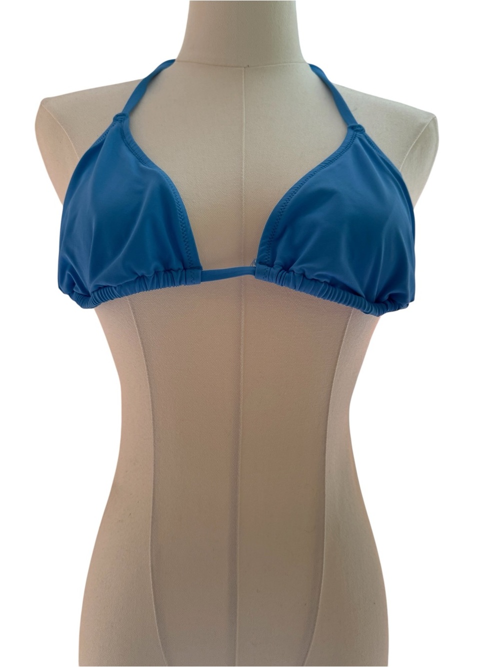 New SKIMS Signature Swim Blue Triangle Bikini Top Size XL